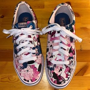 Keds floral shoes!